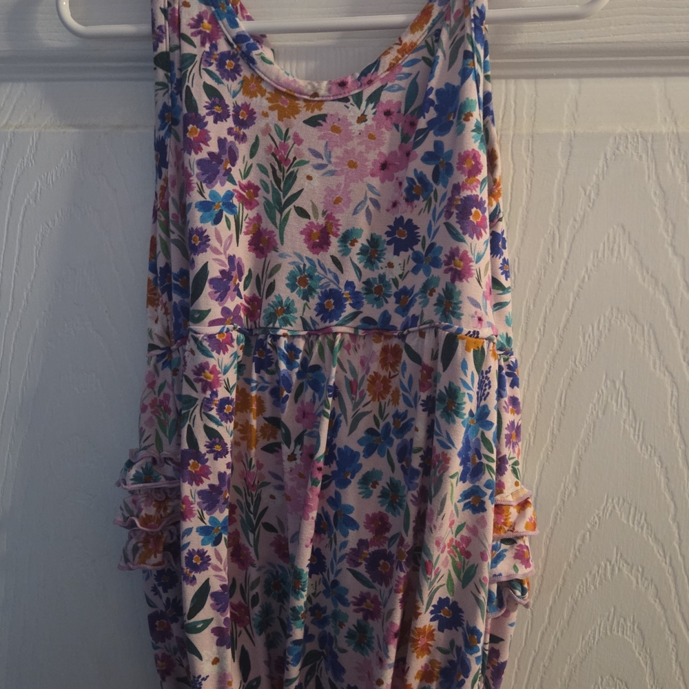 Little Sleepies Floral Bodysuit - Pink, Purple, Blue, Orange